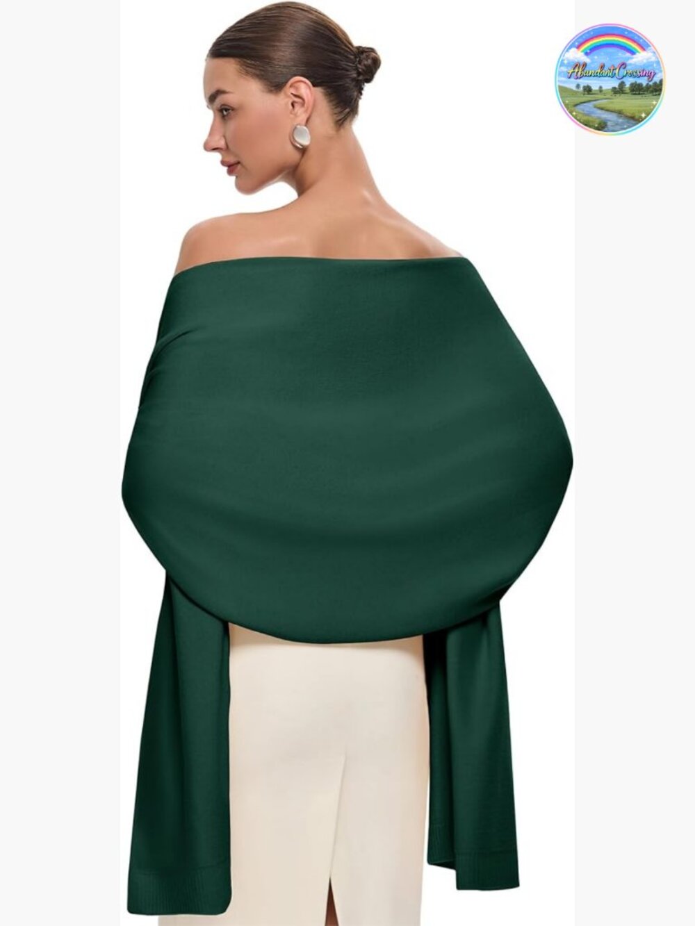 Pashmina Shawl Wrap - Extra Long Soft Large Scarf for Weddings and Evening Wear